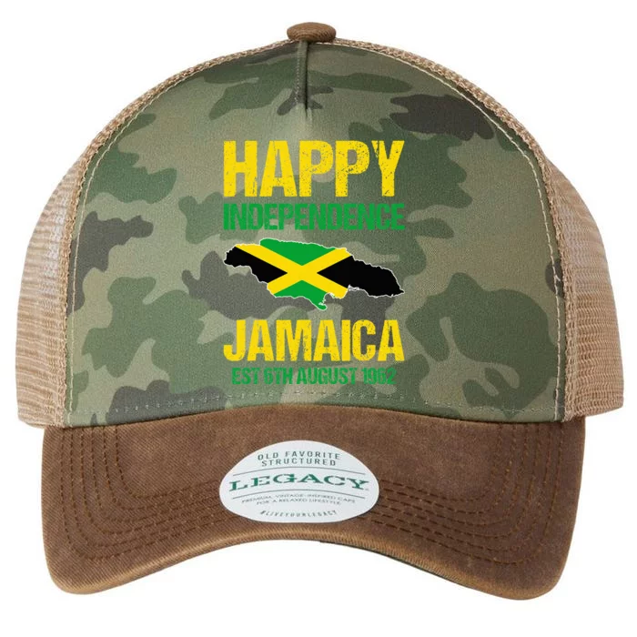 Happy Independence Jamaica Est 6th August 1962 Jamaican Legacy Tie Dye Trucker Hat