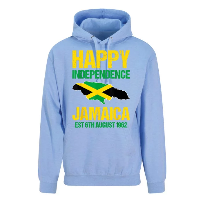 Happy Independence Jamaica Est 6th August 1962 Jamaican Unisex Surf Hoodie