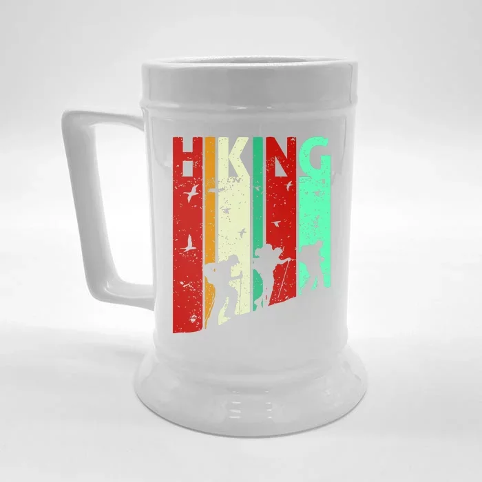 Hiking Front & Back Beer Stein