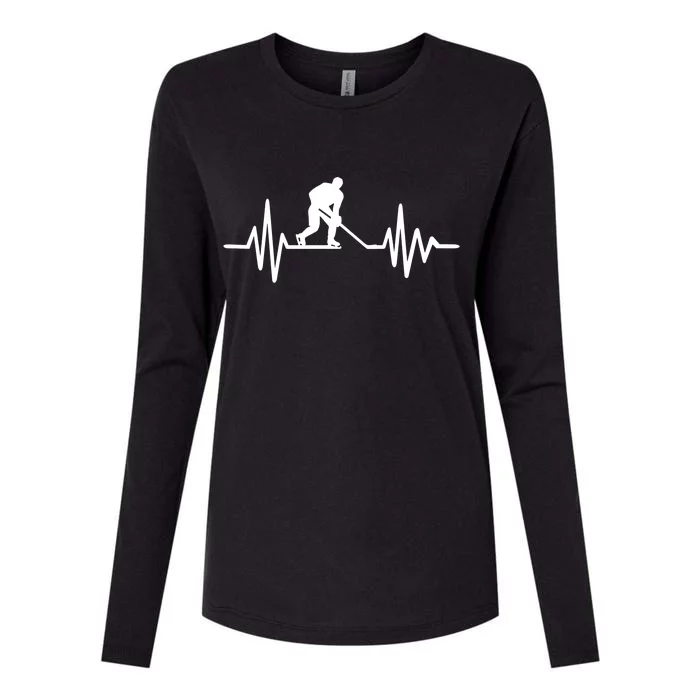 Hockey Is Like Football But Just For Men Womens Cotton Relaxed Long Sleeve T-Shirt