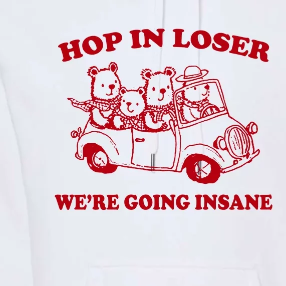 Hop In Loser WeRe Going Insane Premium Hoodie