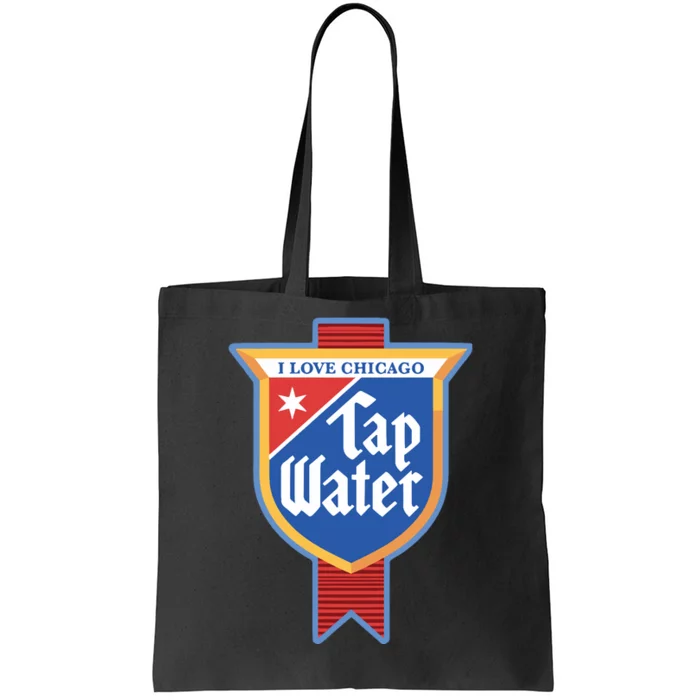 Harebrained I Love Chicago Tap Water Tote Bag