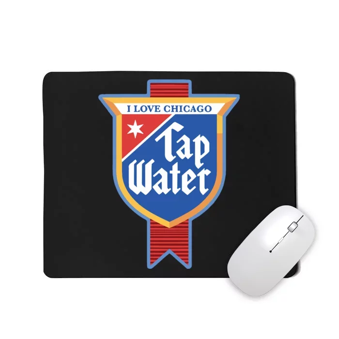 Harebrained I Love Chicago Tap Water Mousepad