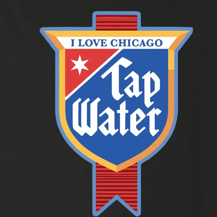 Harebrained I Love Chicago Tap Water Toddler Long Sleeve Shirt