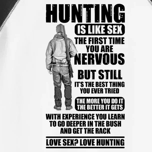 Hunting Is Like Sex Toddler Fine Jersey T-Shirt