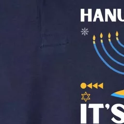 Hanukkah It's Lit Cool Design Softstyle Adult Sport Polo