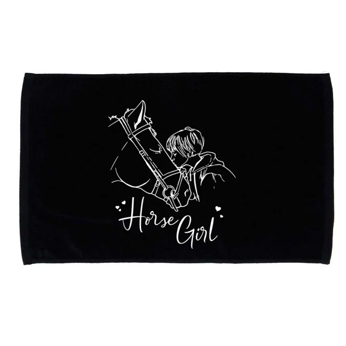 Horse I Love My Horses Riding Gift Microfiber Hand Towel