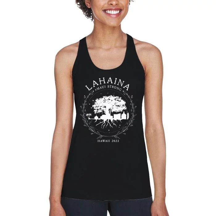 Hawaiian Island Lahaina Strong Women's Racerback Tank