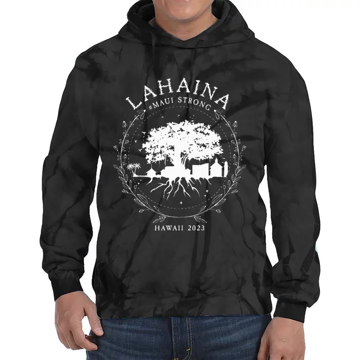 Hawaiian Island Lahaina Strong Tie Dye Hoodie