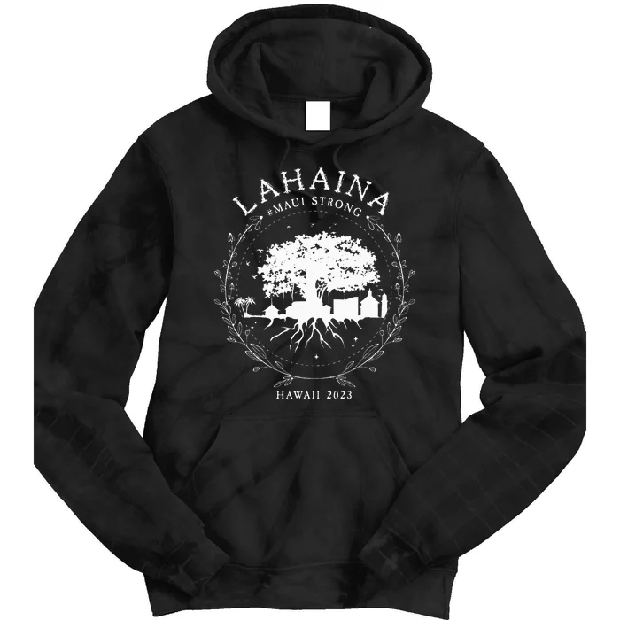 Hawaiian Island Lahaina Strong Tie Dye Hoodie