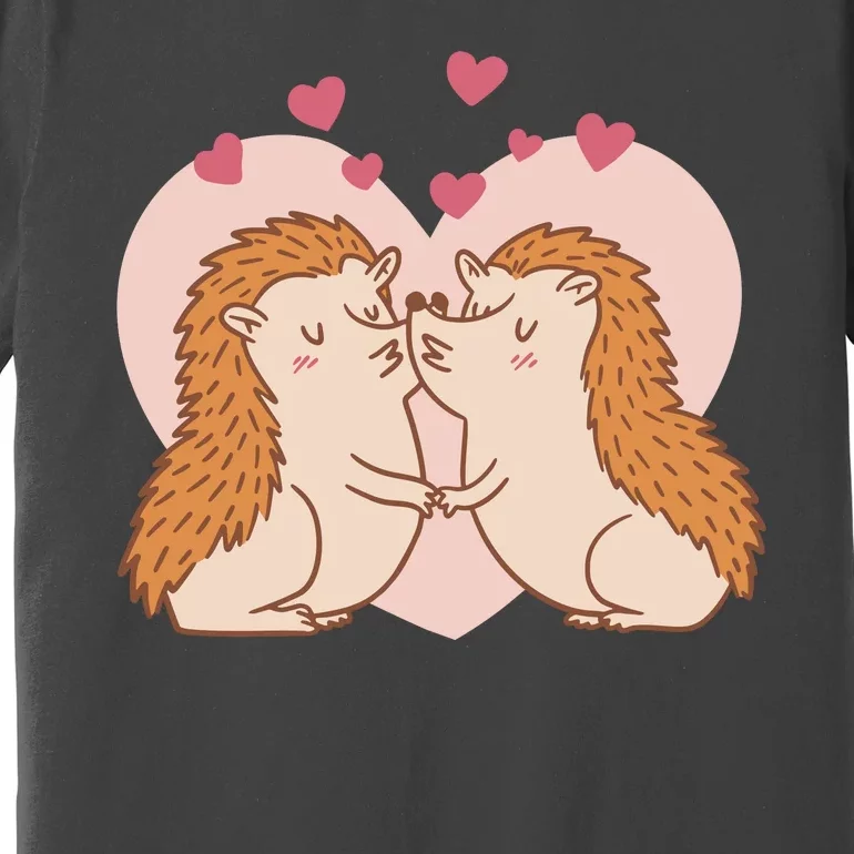 Hedgehogs In Love Premium T-Shirt