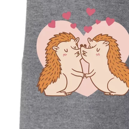 Hedgehogs In Love Doggie 3-End Fleece Hoodie