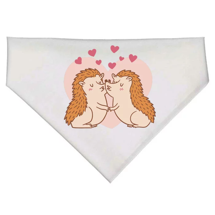 Hedgehogs In Love USA-Made Doggie Bandana