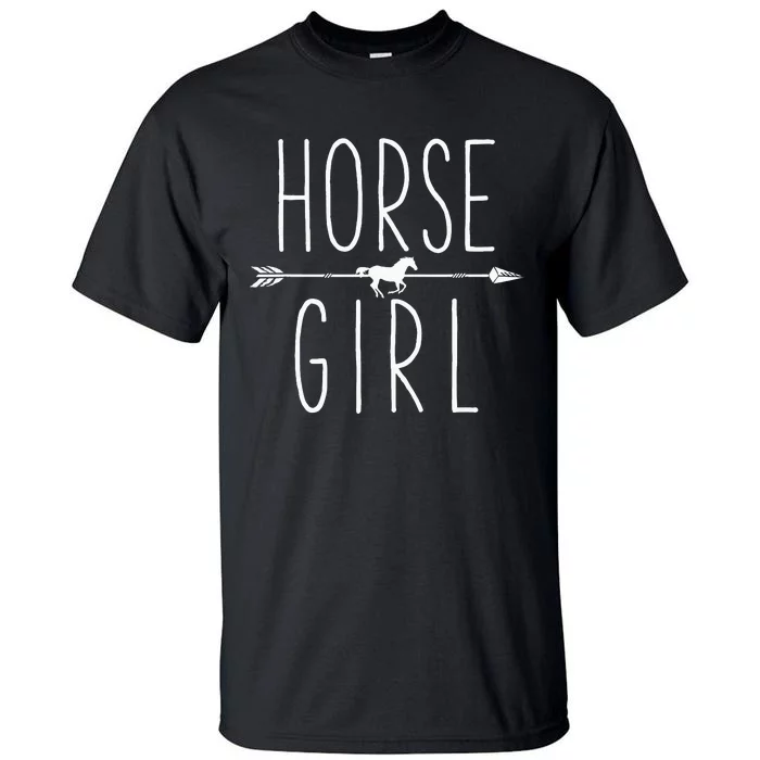 Horse I Love My Horses Equestrian Horseback Riding Tall T-Shirt