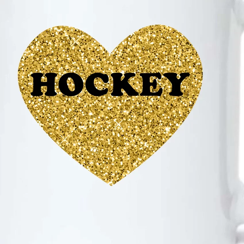 Hockey I Love Hockey Gift Black Color Changing Mug