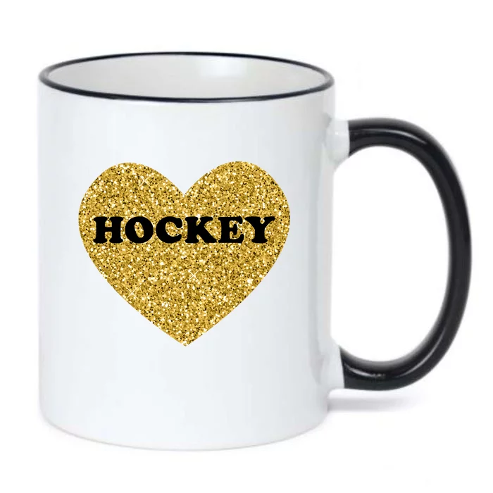 Hockey I Love Hockey Gift Black Color Changing Mug