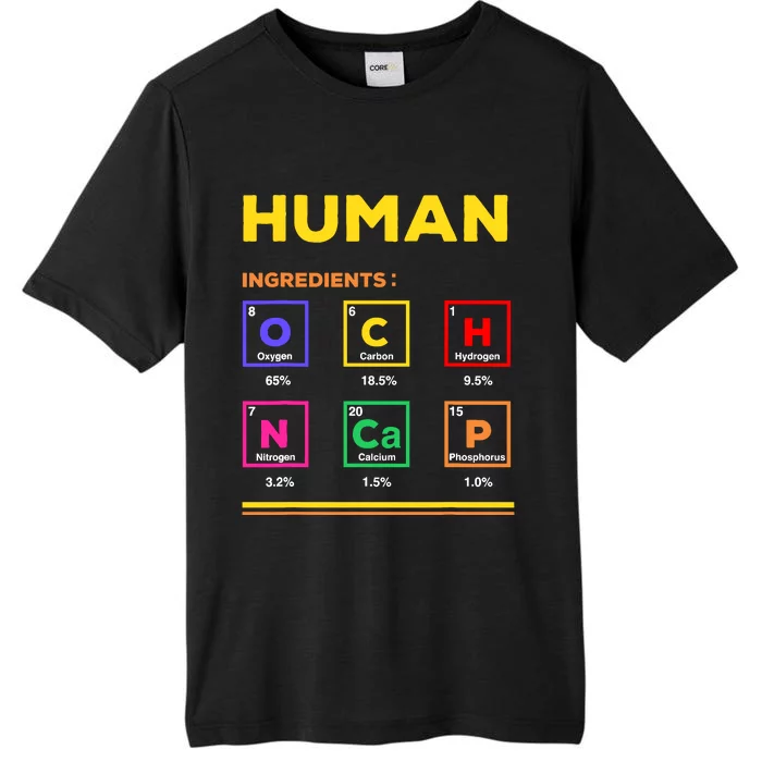 Human Ingredients Medical Laboratory Science Lab Technician ChromaSoft Performance T-Shirt