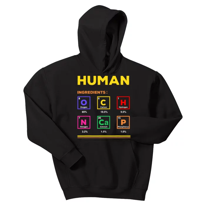 Human Ingredients Medical Laboratory Science Lab Technician Kids Hoodie