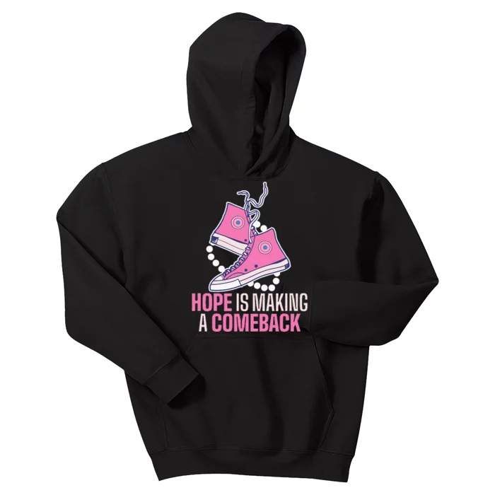 Hope Is Making A Comeback Chucks And Pearls Kids Hoodie