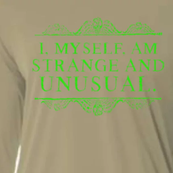 Halloween I Myself Am Strange And Unusual Cooling Performance Long Sleeve Crew