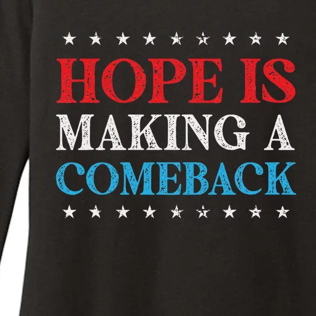 Hope Is Making A Comeback 2024 Kamala Womens CVC Long Sleeve Shirt