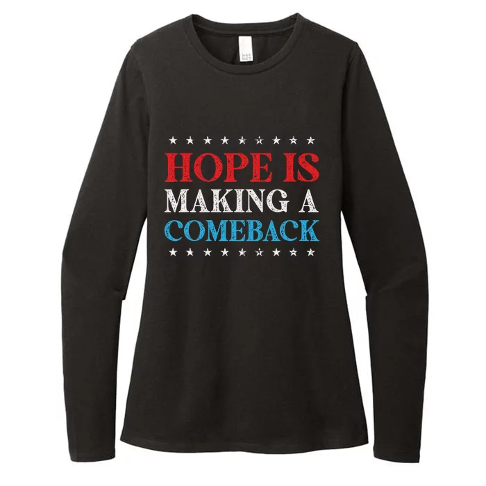 Hope Is Making A Comeback 2024 Kamala Womens CVC Long Sleeve Shirt