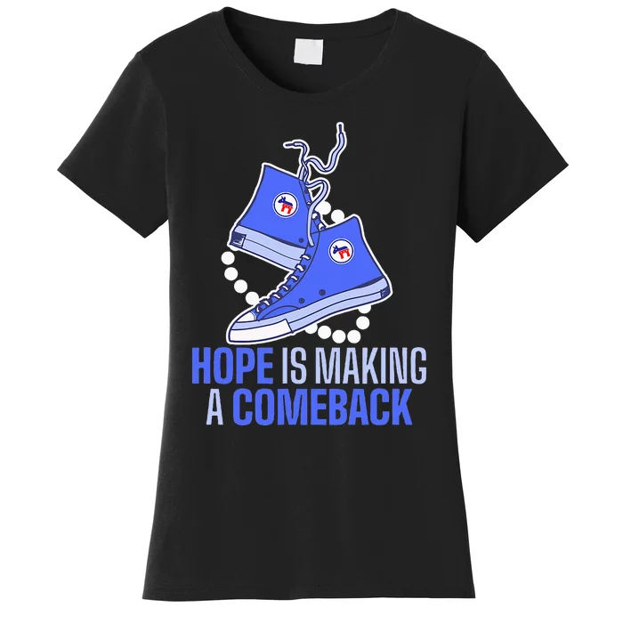 Hope Is Making A Comeback Chucks And Pearls Women's T-Shirt