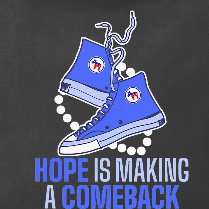 Hope Is Making A Comeback Chucks And Pearls Zip Tote Bag