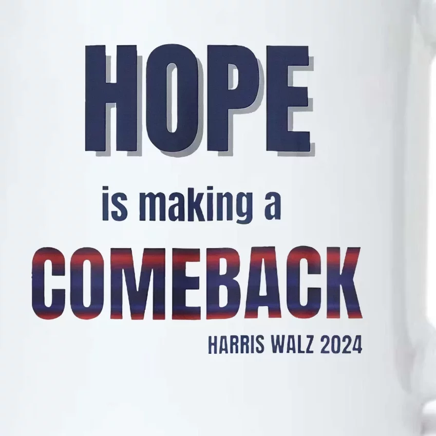 Hope Is Making A Comeback Harris Walz Black Color Changing Mug