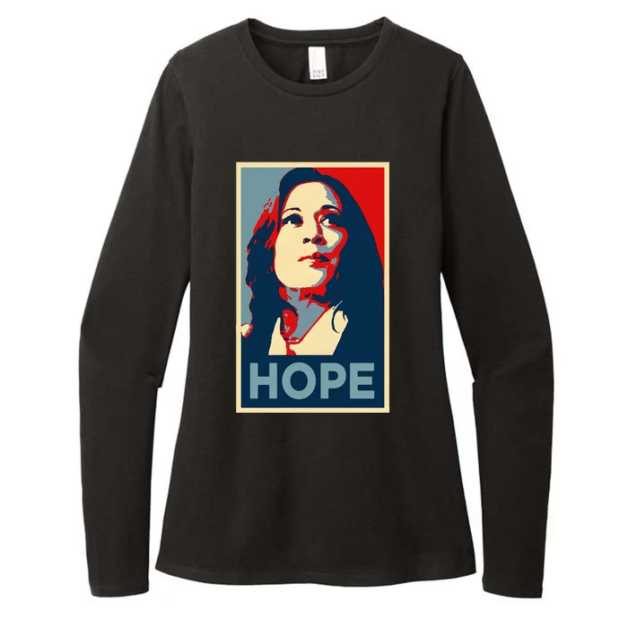 Hope Is Making Comeback Kamala Harris Obama Poster 47 Vote Womens CVC Long Sleeve Shirt