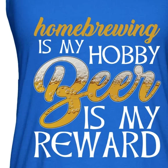 Homebrewing Is My Hobby Beer Is My Reward Beer Brewer Gift Ladies Essential Flowy Tank