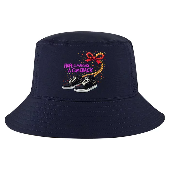 Hope Is Making A Comeback 2024 Kamala Chucks And Pearls Cool Comfort Performance Bucket Hat