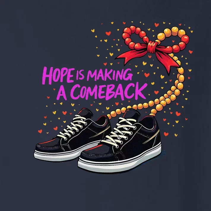 Hope Is Making A Comeback 2024 Kamala Chucks And Pearls Toddler Long Sleeve Shirt