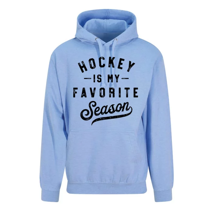 Hockey Is My Favorite Season Vintage Gift Unisex Surf Hoodie