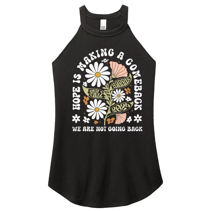 Hope Is Making A Comeback Democrats Vintage 2024 Women’s Perfect Tri Rocker Tank