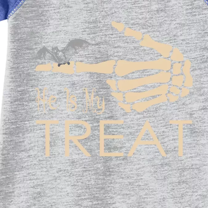 He Is My Treat Gift Infant Baby Jersey Bodysuit