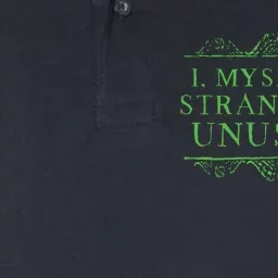 Halloween I Myself Am Strange And Unusual Softstyle Adult Sport Polo