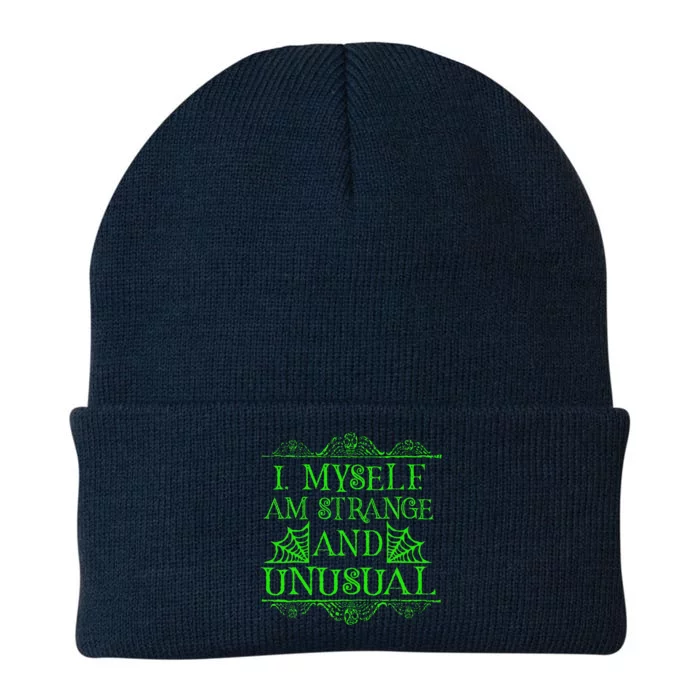 Halloween I Myself Am Strange And Unusual Horror Knit Cap Winter Beanie