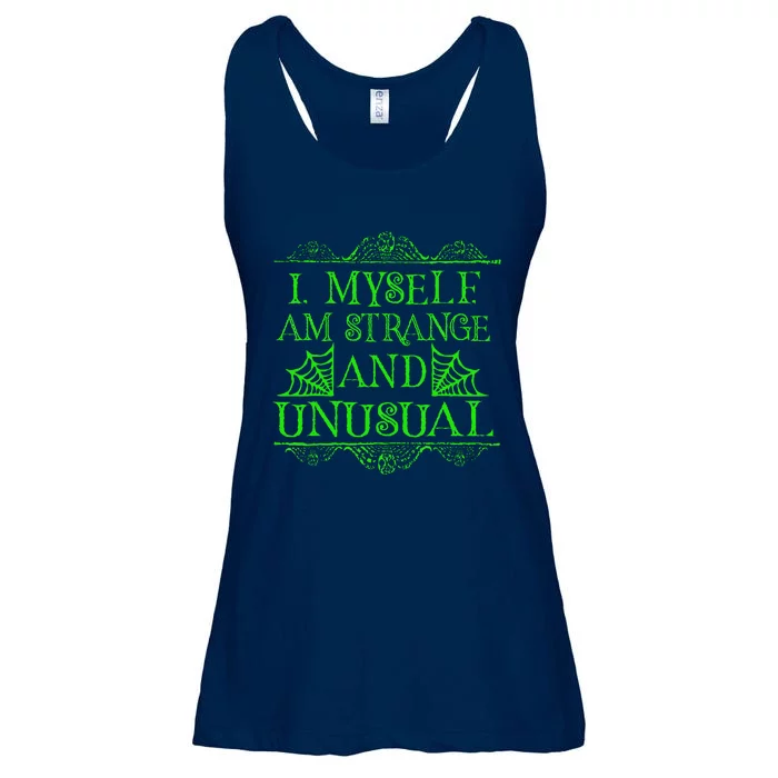 Halloween I Myself Am Strange And Unusual Horror Ladies Essential Flowy Tank