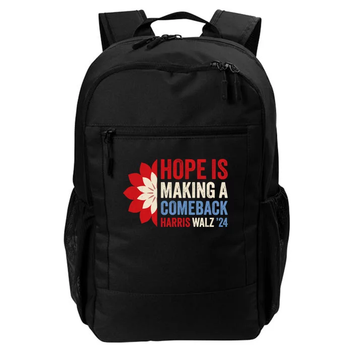 Hope Is Making A Comeback Kamala 2024 Daily Commute Backpack