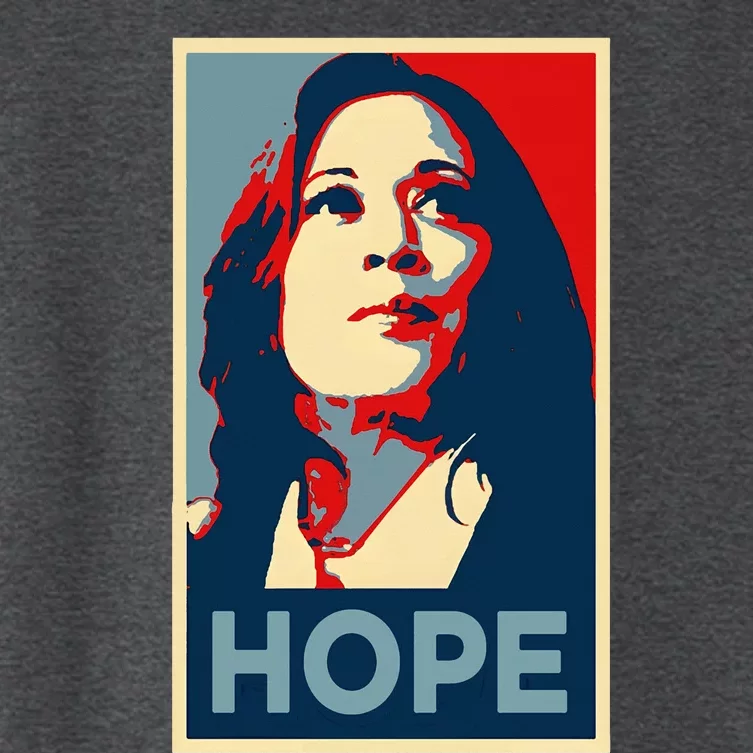 Hope Is Making Comeback Kamala Harris Obama Poster 47 Vote Women's Crop Top Tee