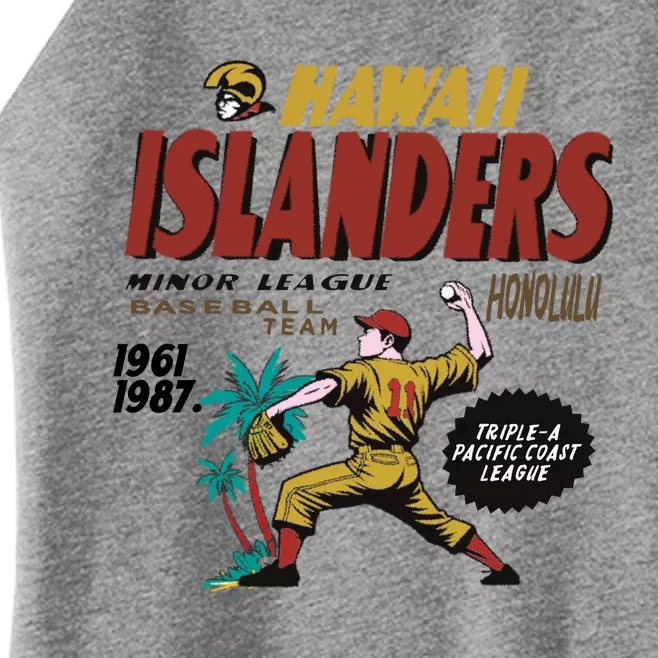 Hawaii Islanders Minor League Baseball Team Honolulu 1961 Women’s Perfect Tri Rocker Tank