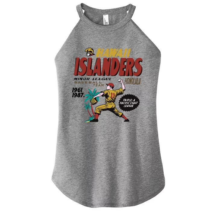 Hawaii Islanders Minor League Baseball Team Honolulu 1961 Women’s Perfect Tri Rocker Tank