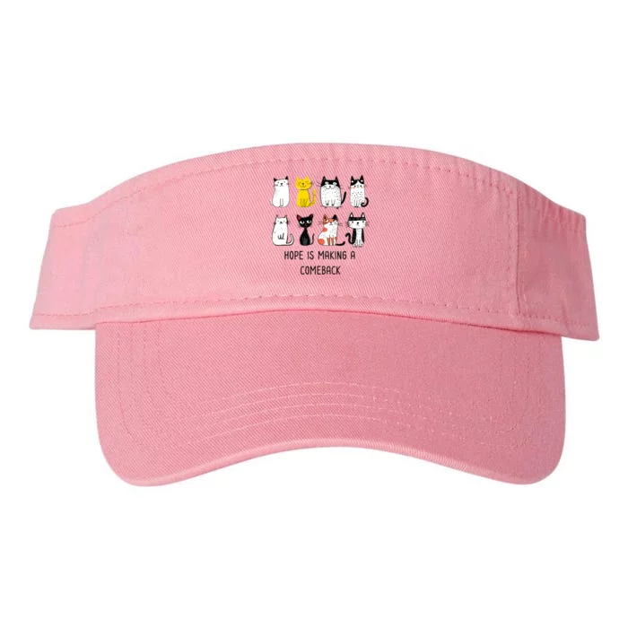 Hope Is Making A Comeback Cute Women 2024 Valucap Bio-Washed Visor