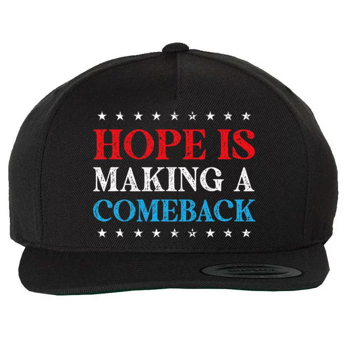 Hope Is Making A Comeback 2024 Kamala Wool Snapback Cap