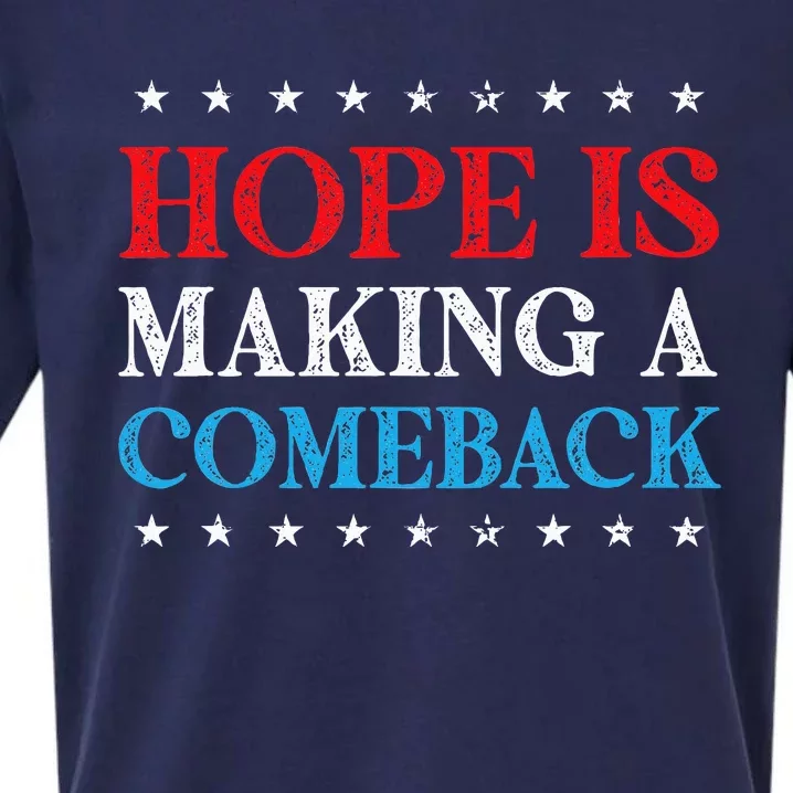 Hope Is Making A Comeback 2024 Kamala Sueded Cloud Jersey T-Shirt