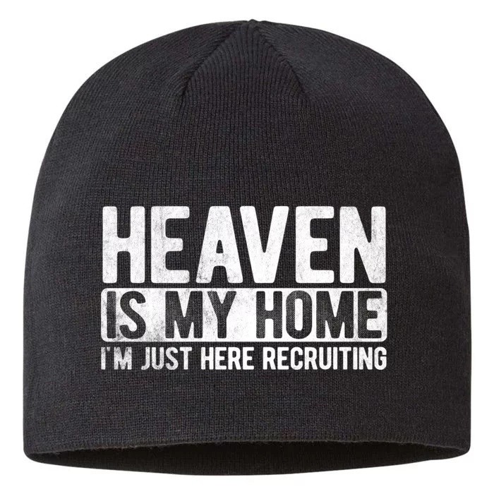 Heaven Is My Home Christian Religious Jesus 8 1/2in Sustainable Knit Beanie