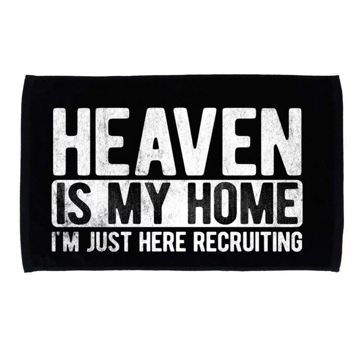 Heaven Is My Home Christian Religious Jesus Microfiber Hand Towel