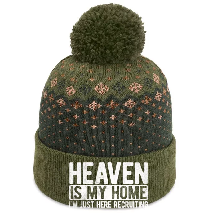 Heaven Is My Home Christian Religious Jesus The Baniff Cuffed Pom Beanie