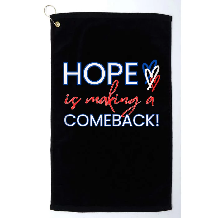 Hope Is Making A Comeback In Red White & Blue Platinum Collection Golf Towel